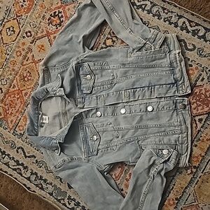 Light blue denim jacket size xxs